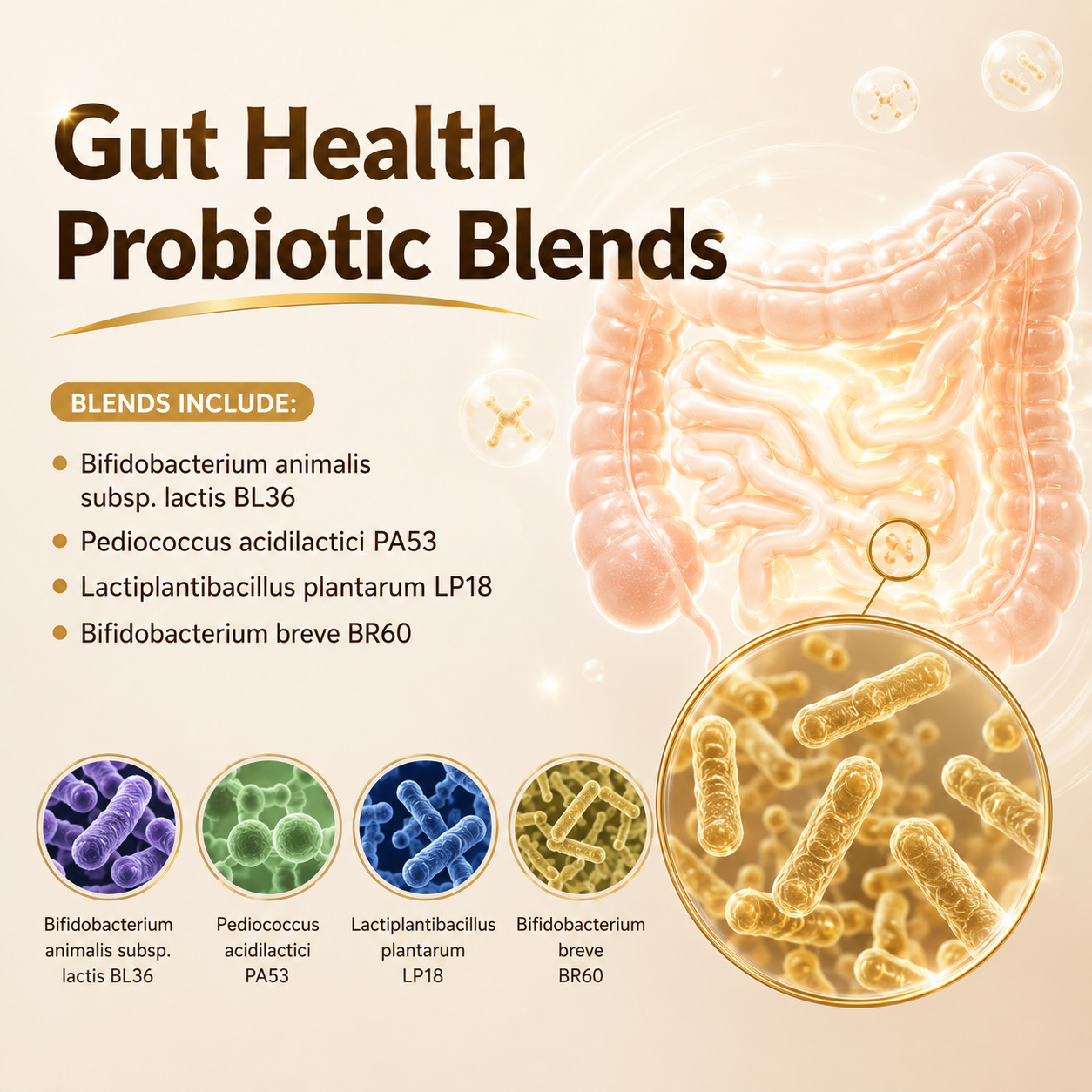 How Can Gut Health Probiotic Blends Support Gut Health and Microbiota Balance?